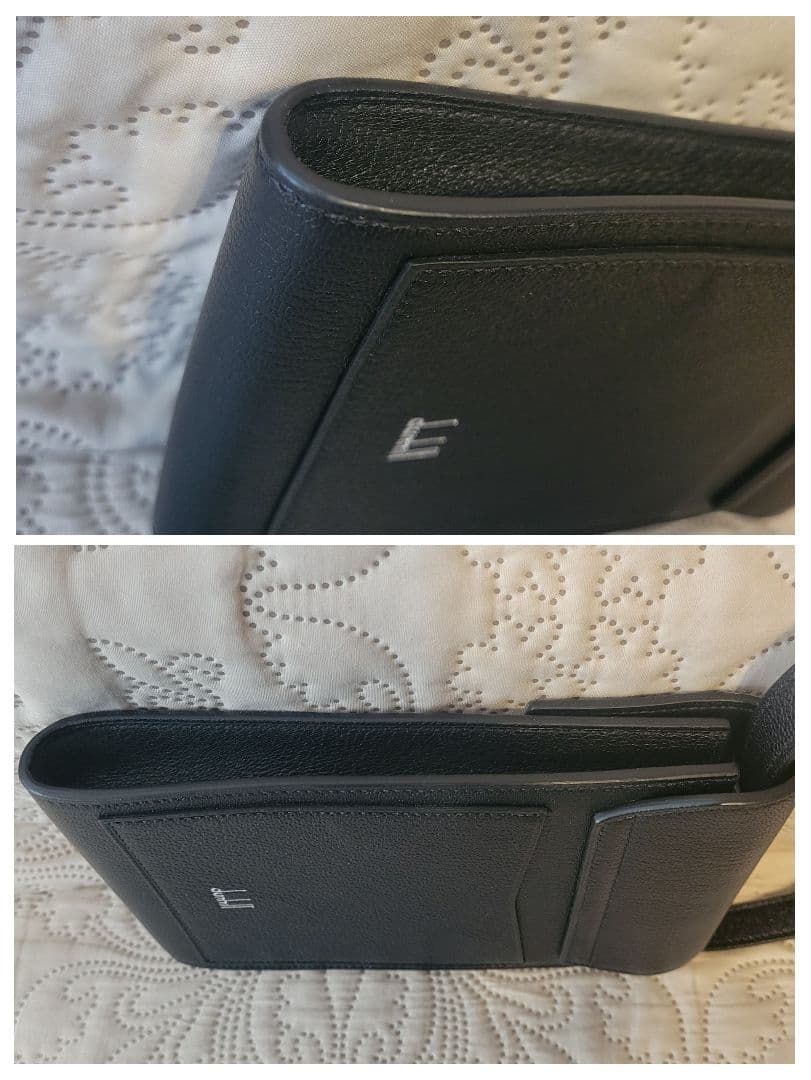 未使用　ダンヒル ショルダーバッグ レザー ロゴデザイン ボディバッグ ブラック