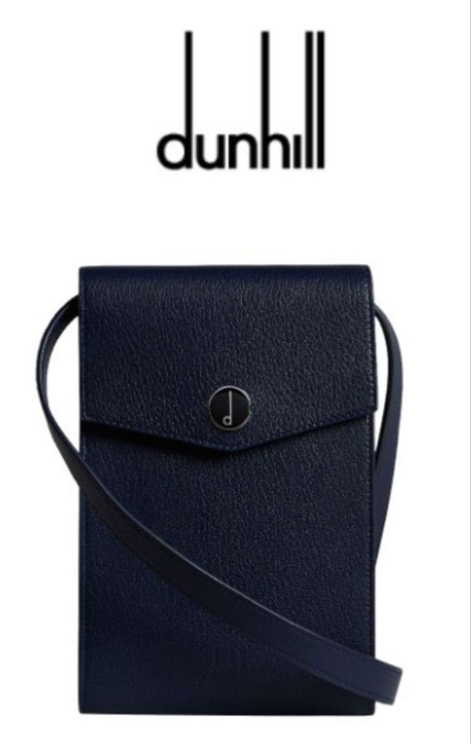 未使用　ダンヒル ショルダーバッグ レザー ロゴデザイン ボディバッグ ブラック