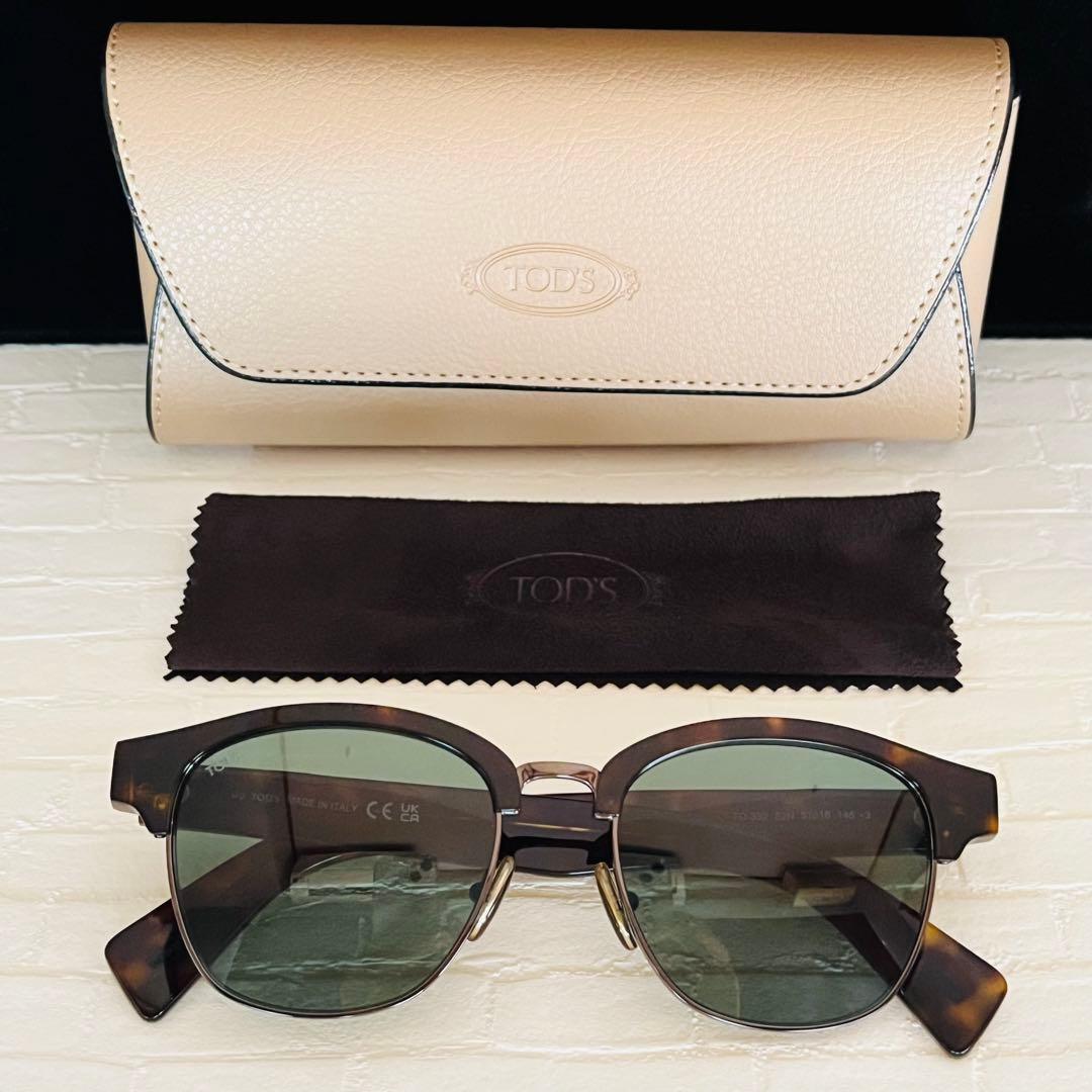 ちゃみ 　美品 TOD'S べっ甲調 サングラス 眼鏡 めがね