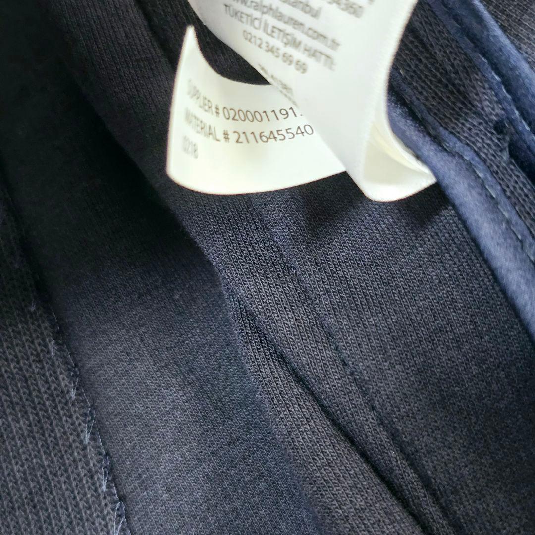 ポロラルフローレン　テーラードジャケット　紺ブレ　金ボタン　ロゴ刺繍