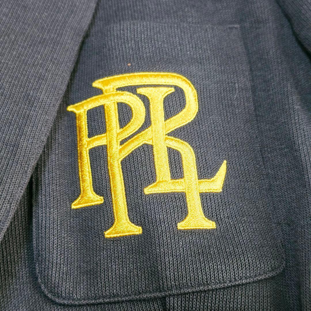 ポロラルフローレン　テーラードジャケット　紺ブレ　金ボタン　ロゴ刺繍