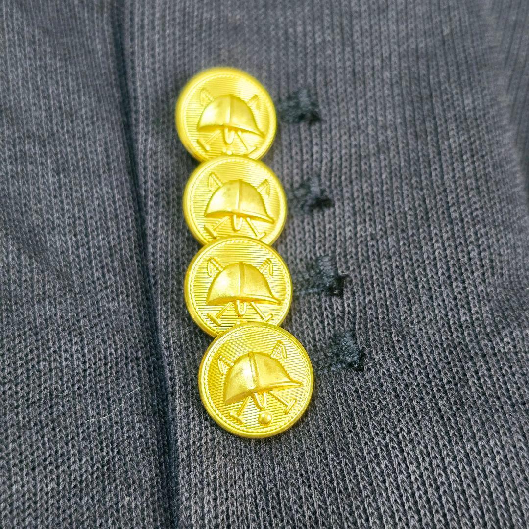 ポロラルフローレン　テーラードジャケット　紺ブレ　金ボタン　ロゴ刺繍