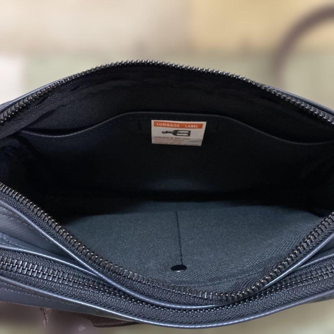 美品　ラゲッジレーベル 二層式 ライナー ショルダーバッグ