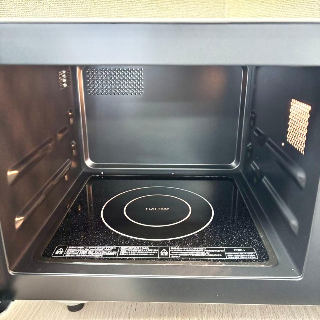 【美品】2025年製 ニトリ フラットオーブンレンジ BN16A WH M
