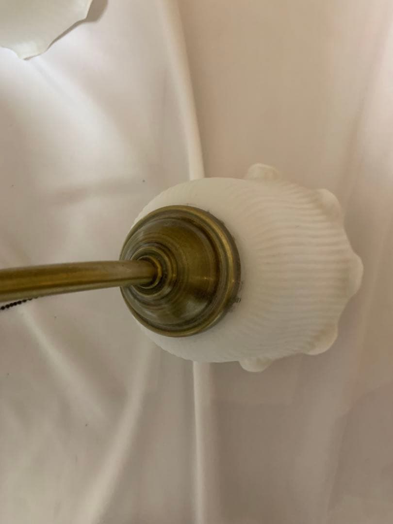 KOIZUM アンティーク　シャンデリア 6灯　フラワー　シェード