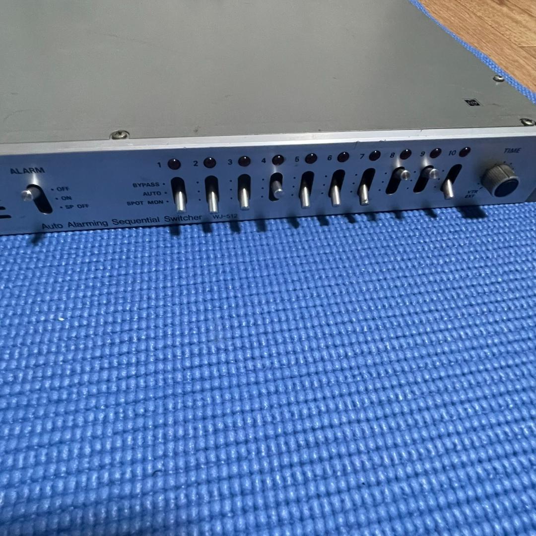 レア✨　パナソニック WJ-512 自動警報シーケンシャルスイッチャー