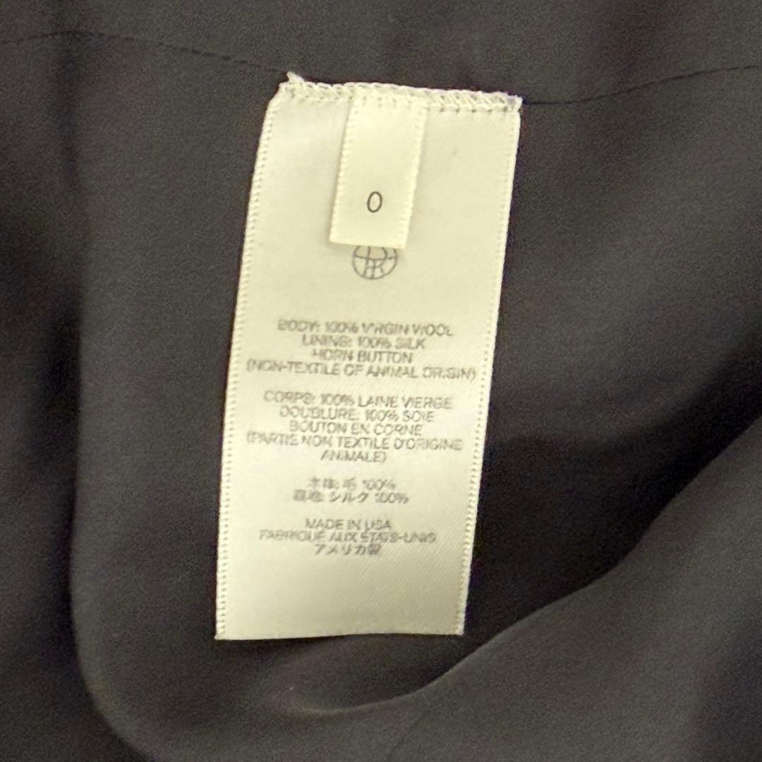 THE ROW ブラック Dustina テーラードジャケット