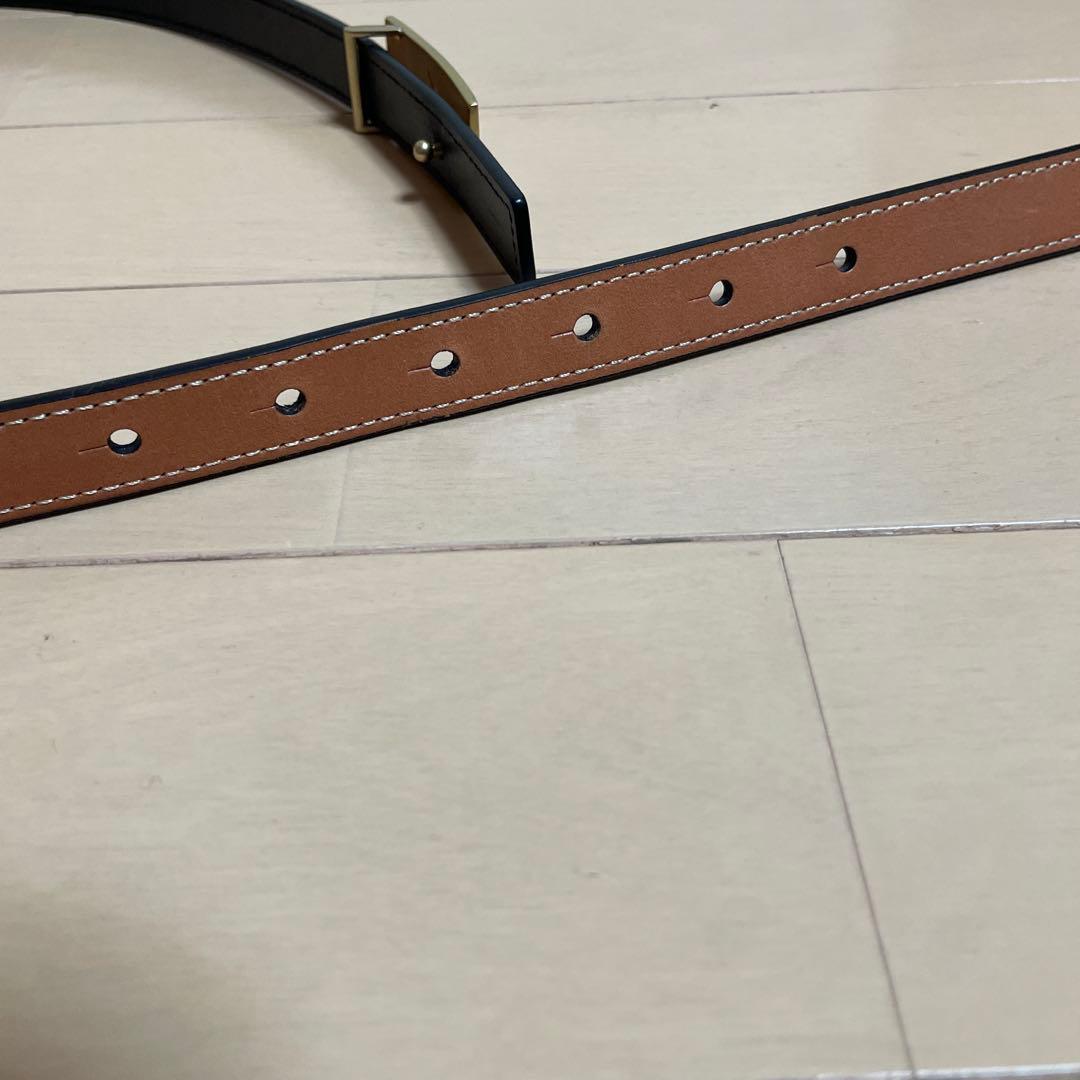 ポロラルフローレン Polo ID リバーシブルヴァケッタレザーベルト