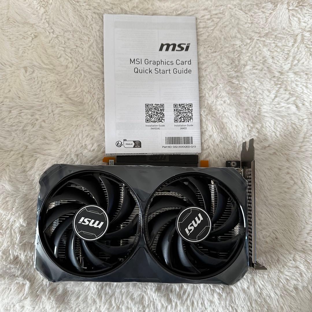 MSI GeForce RTX 4060 VENTUS 2X 黒8G グラボ