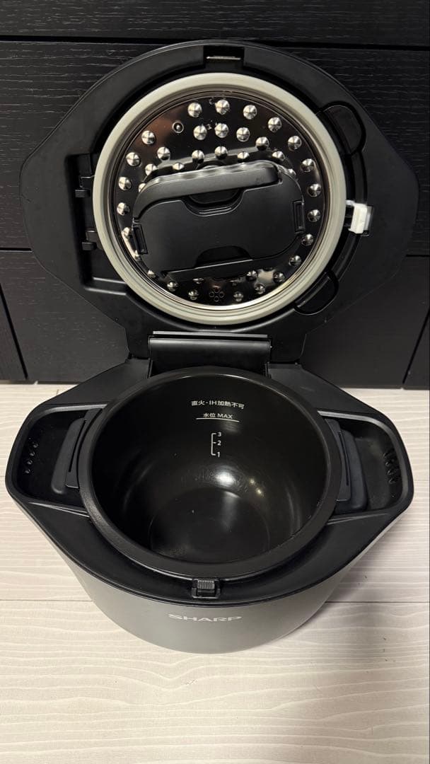 【レシピ本付き】シャープ ヘルシオ ホットクック KN-HW16G-B 1.6L