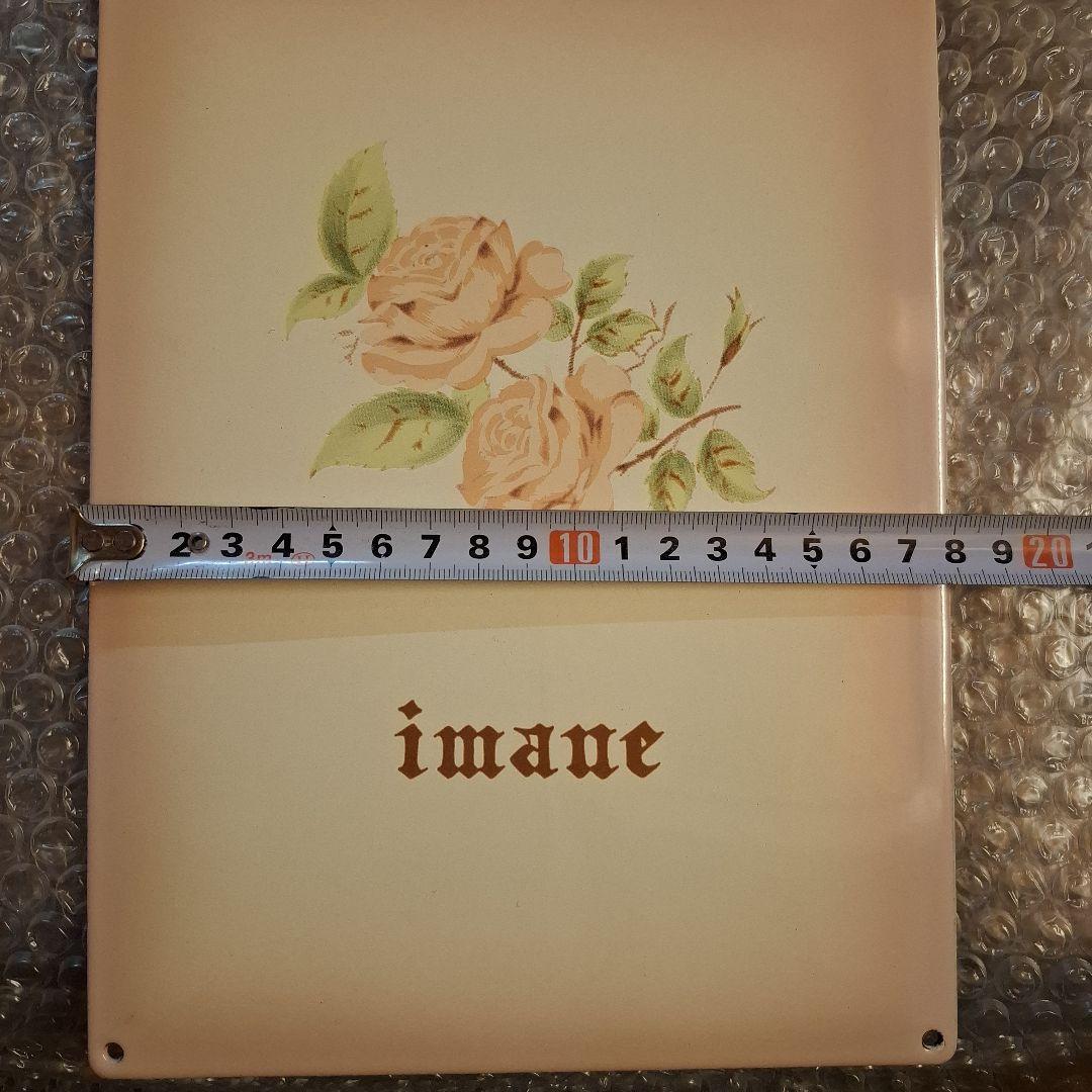 イマン　ダイアナローズ　ホーローサインプレート