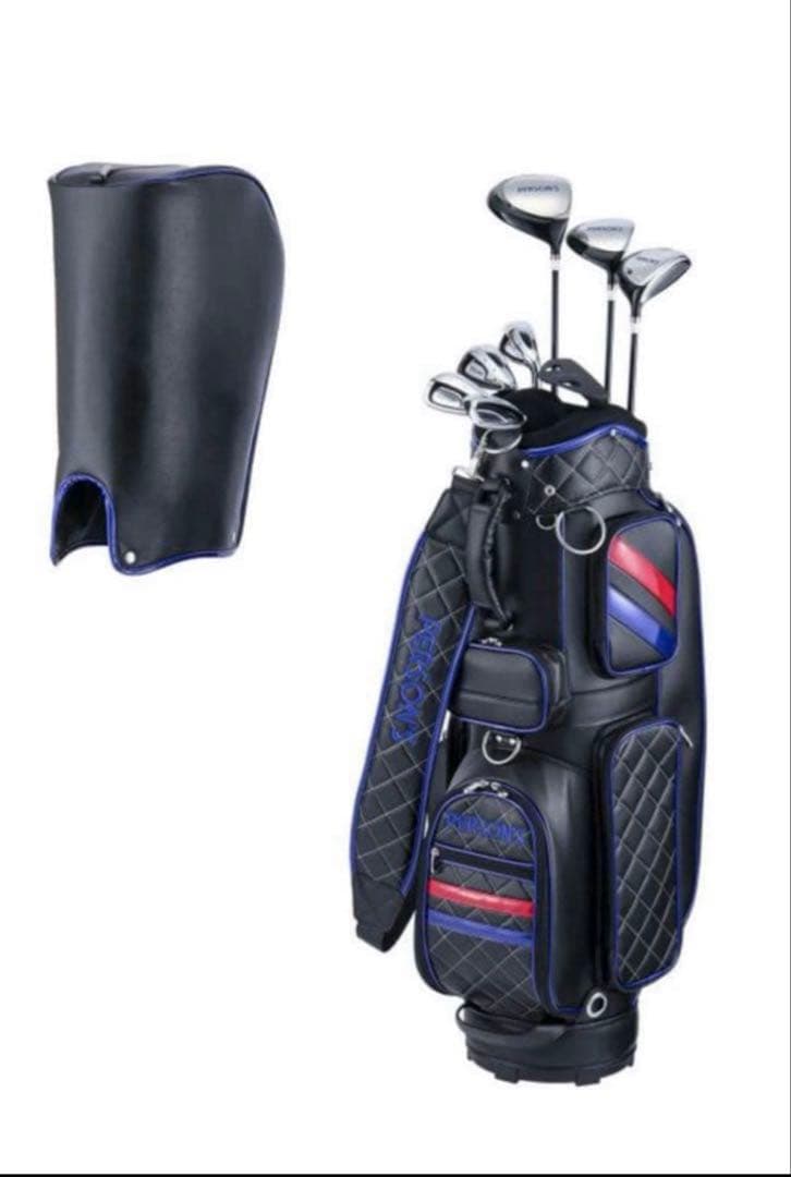 新品 パーソンズ ゴルフ クラブセット キャディーバック付 初心者向け 黒