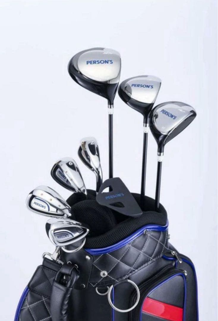 新品 パーソンズ ゴルフ クラブセット キャディーバック付 初心者向け 黒