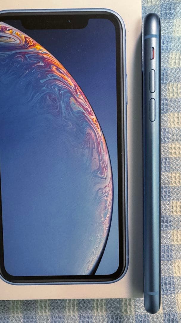 iPhone XR 128GB SIMフリー　ブルー本体＋箱セット