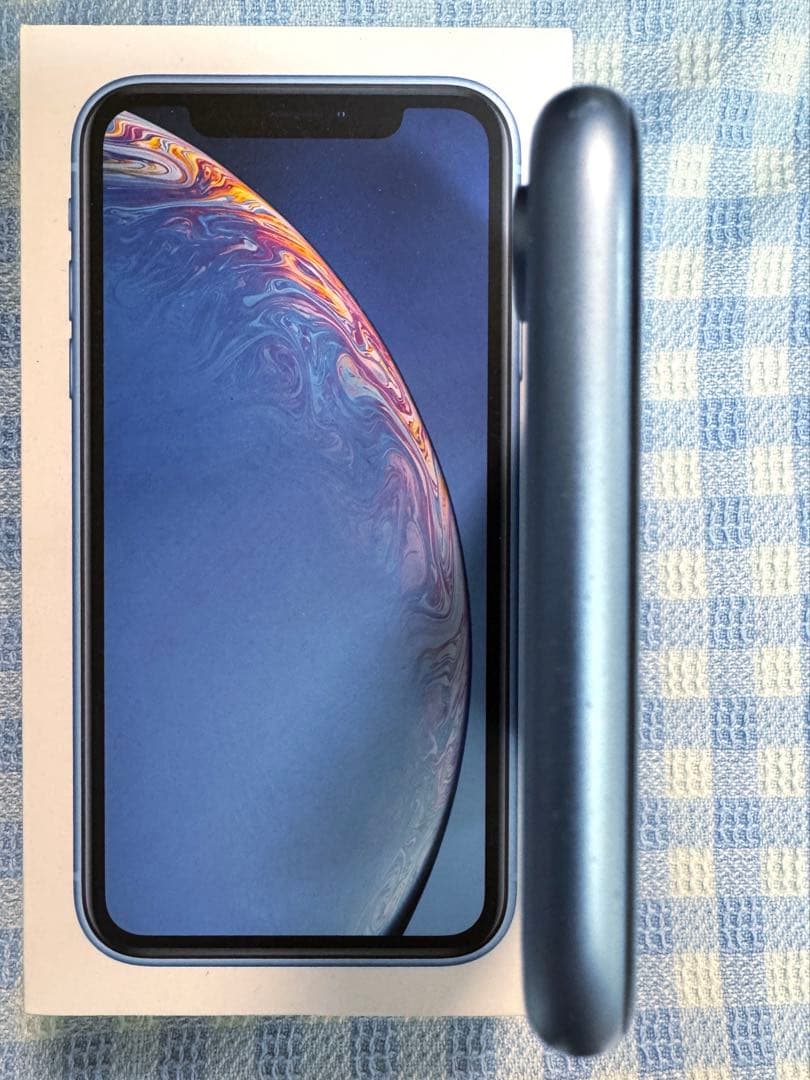 iPhone XR 128GB SIMフリー　ブルー本体＋箱セット
