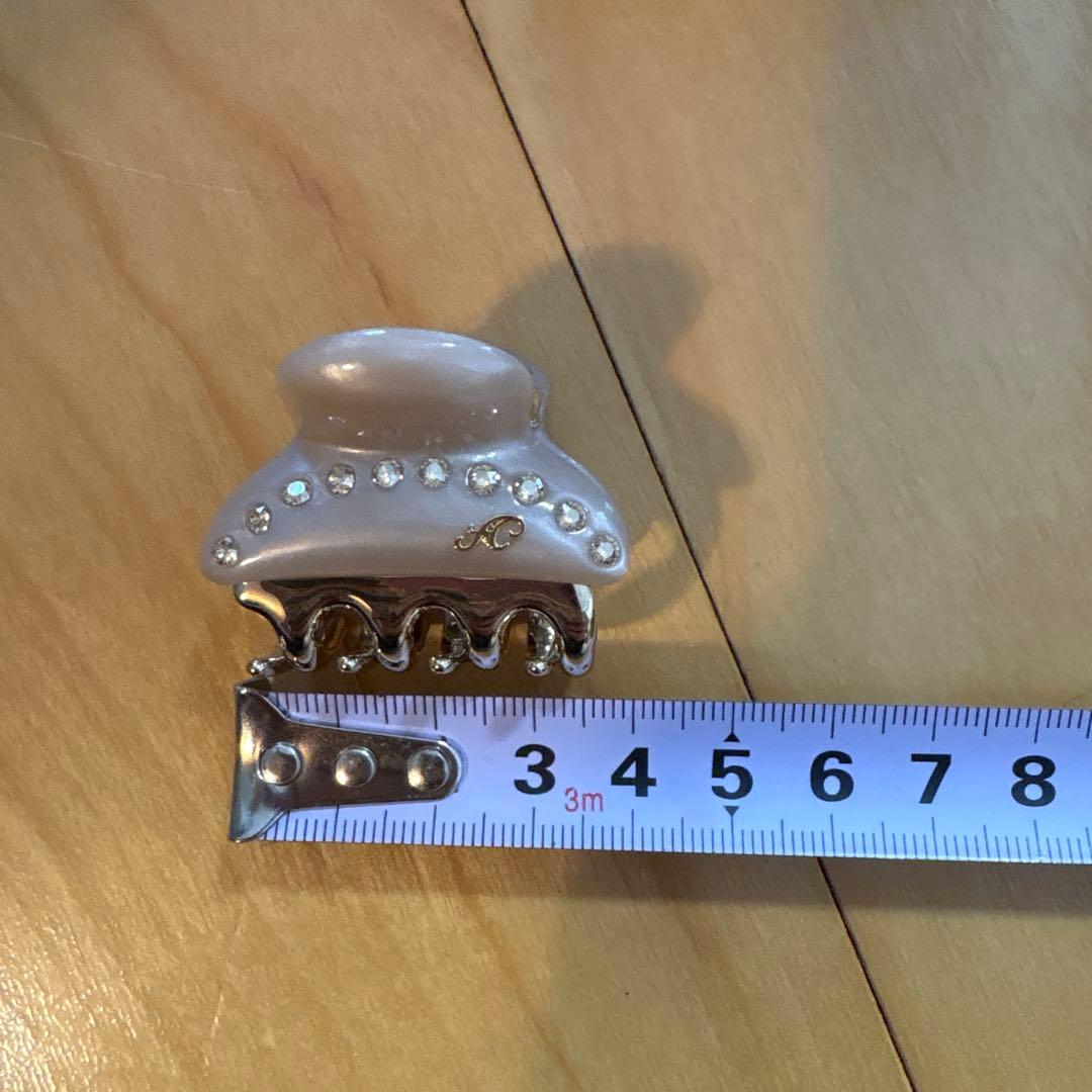 acca クリスタルヘアクリップ2個セット