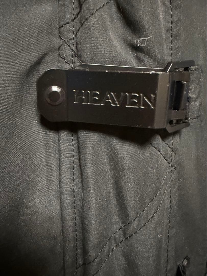 HEAVEN AND EARTH ブラック モッズコート アウター 平成