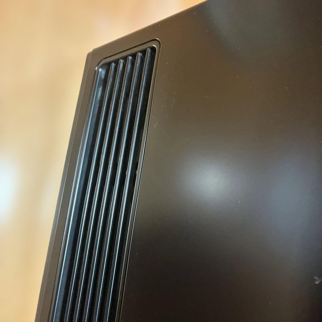 【美品】人気 ガスファンヒーター　ガスストーブ　マットブラック 140 9415