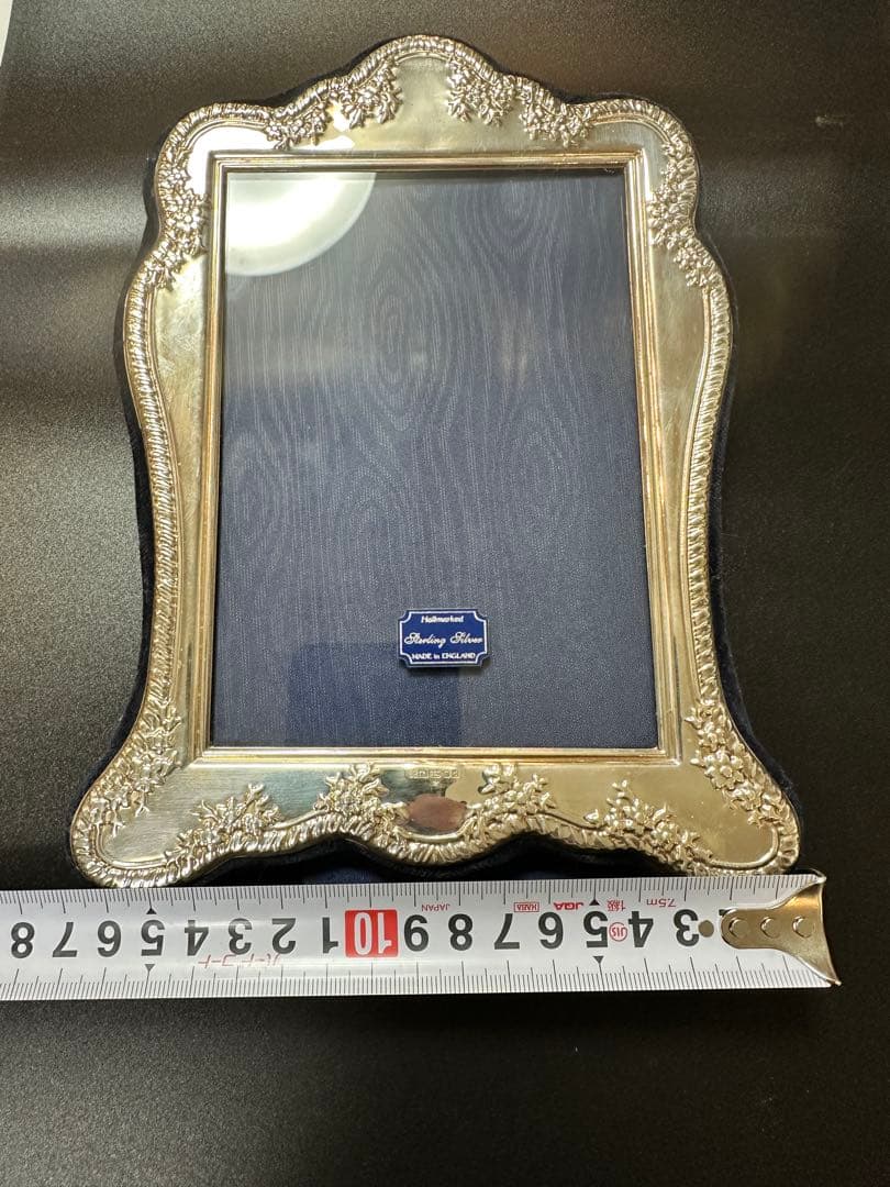 英国製　スターリングシルバー ９２５　フォトフレーム ホシエス刻印&ホールマーク