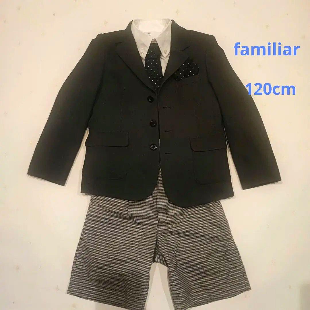 ファミリアfamiliar120cm 入学式　卒業式スーツ ショートパンツ