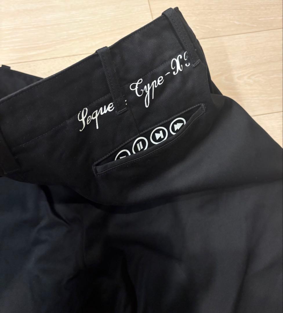 SEQUEL TYPE-XF チノパン ブラック