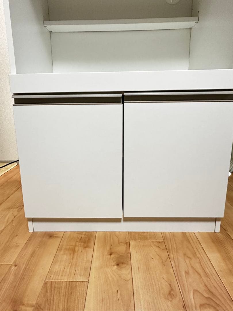 mmホワイト 引き出し式レンジボード
