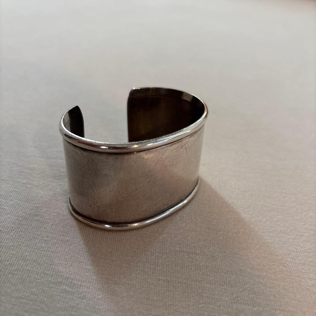 SYMPATHY OF SOULシルバー 幅広バングル