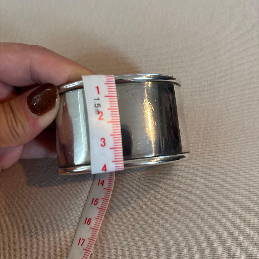 SYMPATHY OF SOULシルバー 幅広バングル