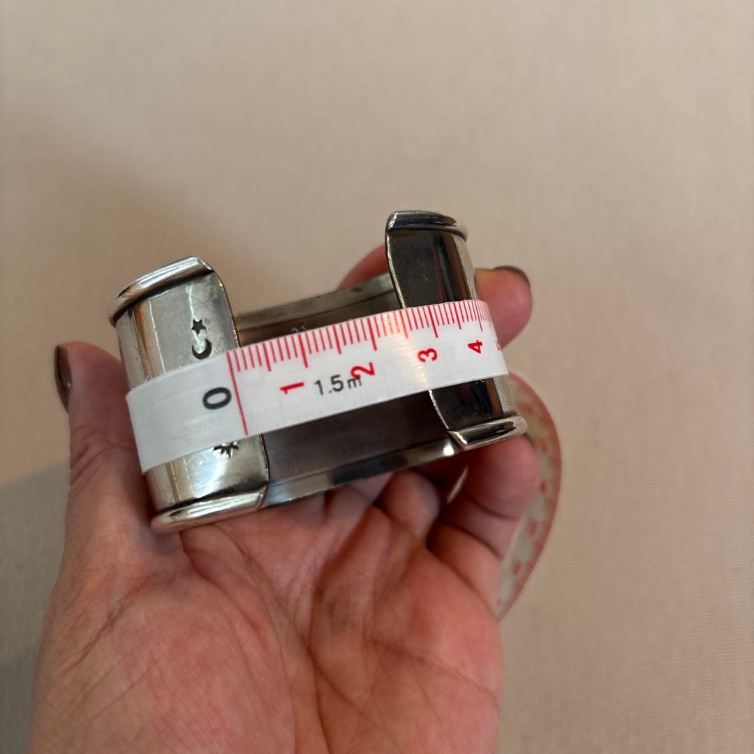 SYMPATHY OF SOULシルバー 幅広バングル