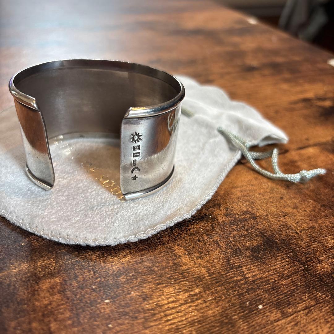 SYMPATHY OF SOULシルバー 幅広バングル