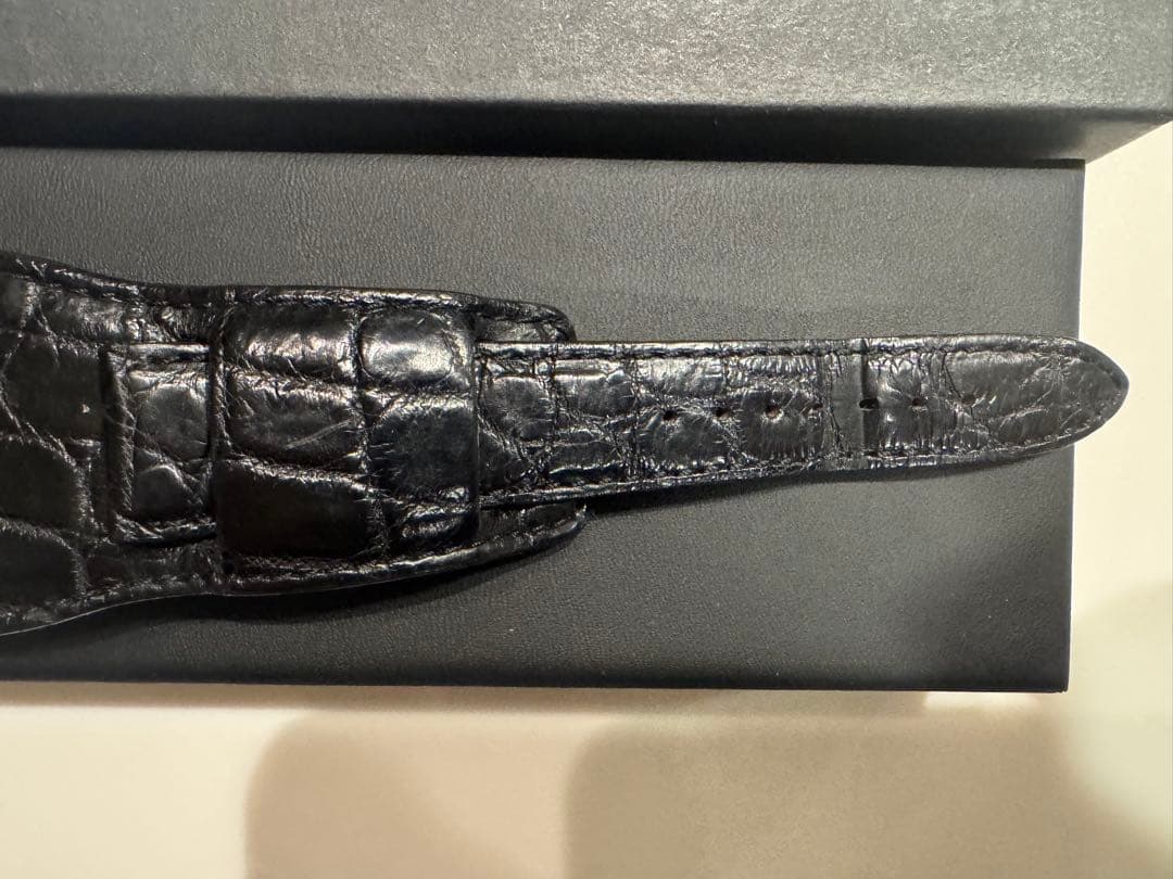 り*う様 黒 NEIGHBORHOOD クロコレザーバンド