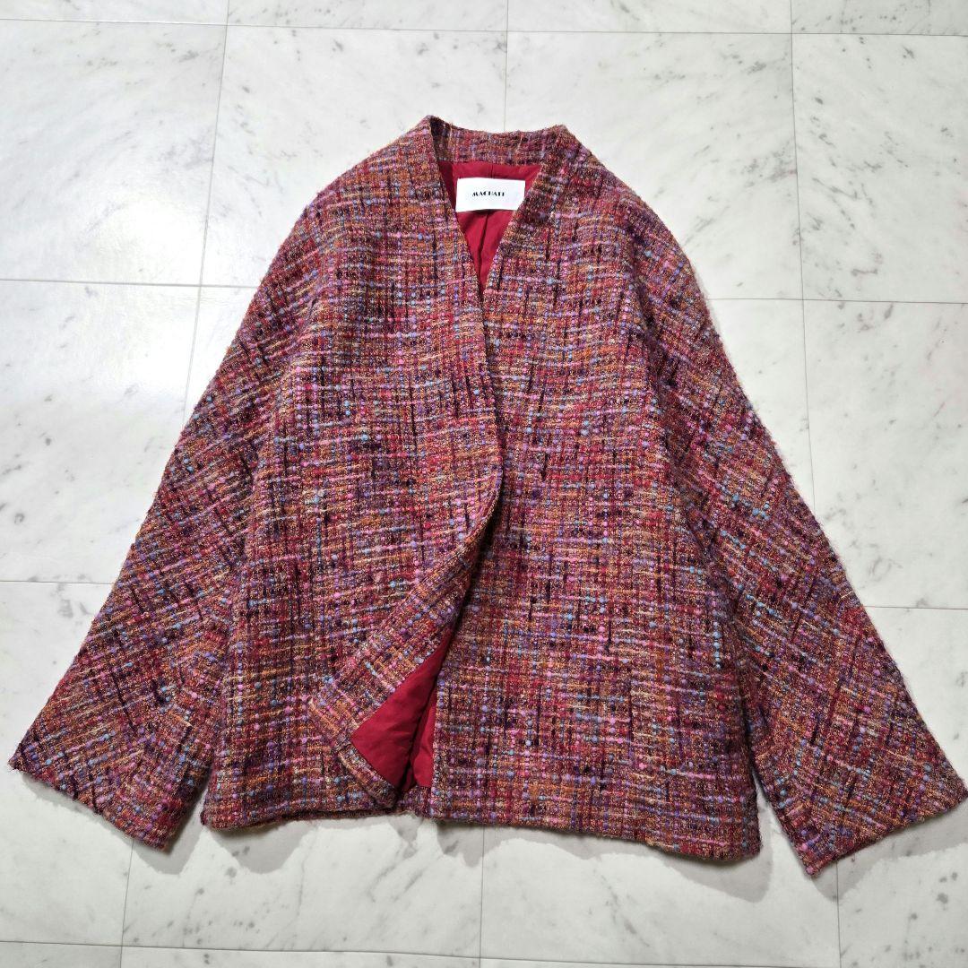 Niyaaa様 ★ マチャット オーバーサイズ ツイードノーカラージャケット