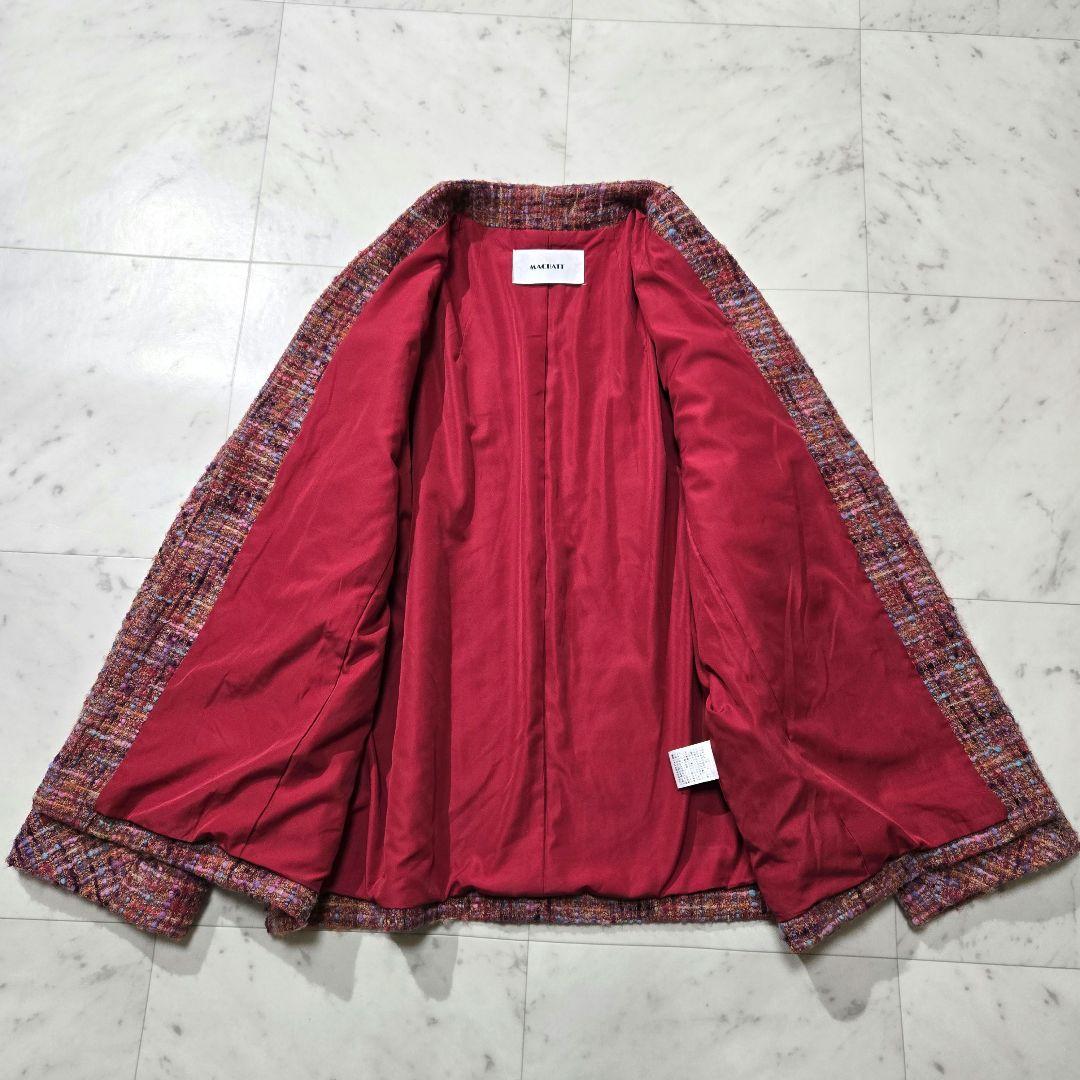 Niyaaa様 ★ マチャット オーバーサイズ ツイードノーカラージャケット