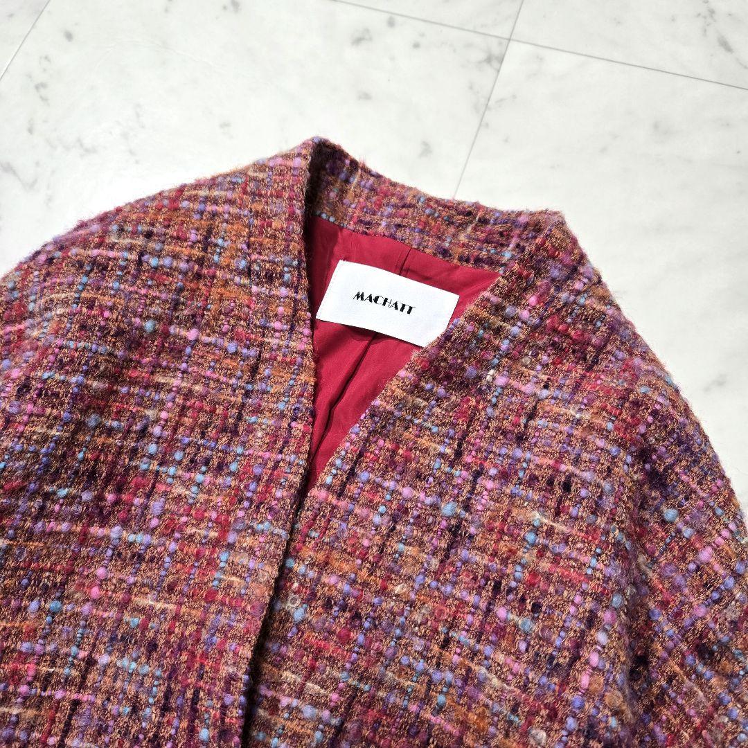 Niyaaa様 ★ マチャット オーバーサイズ ツイードノーカラージャケット