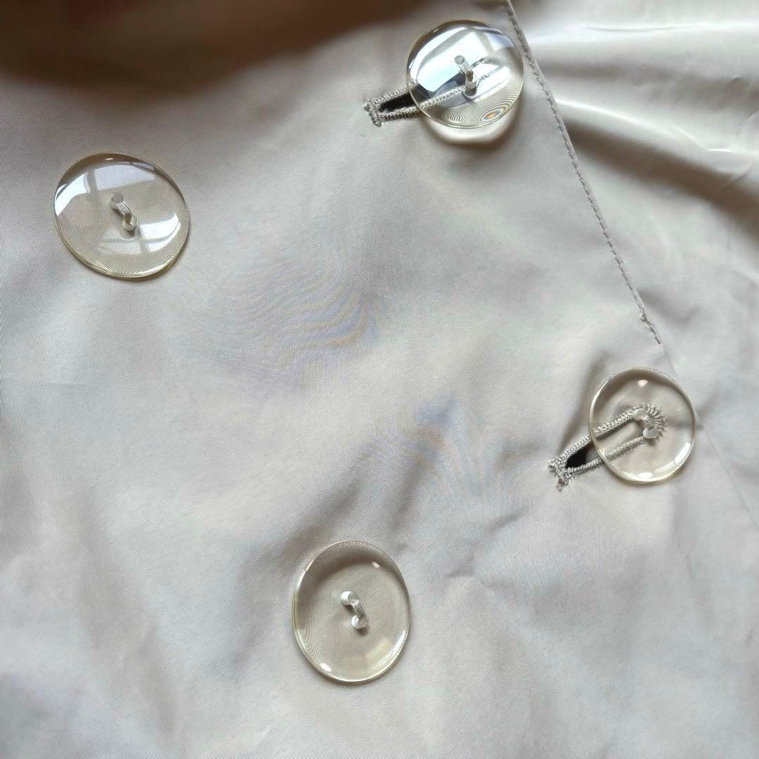 美品 Paradisole レインコート トレンチコート クリームベージュ