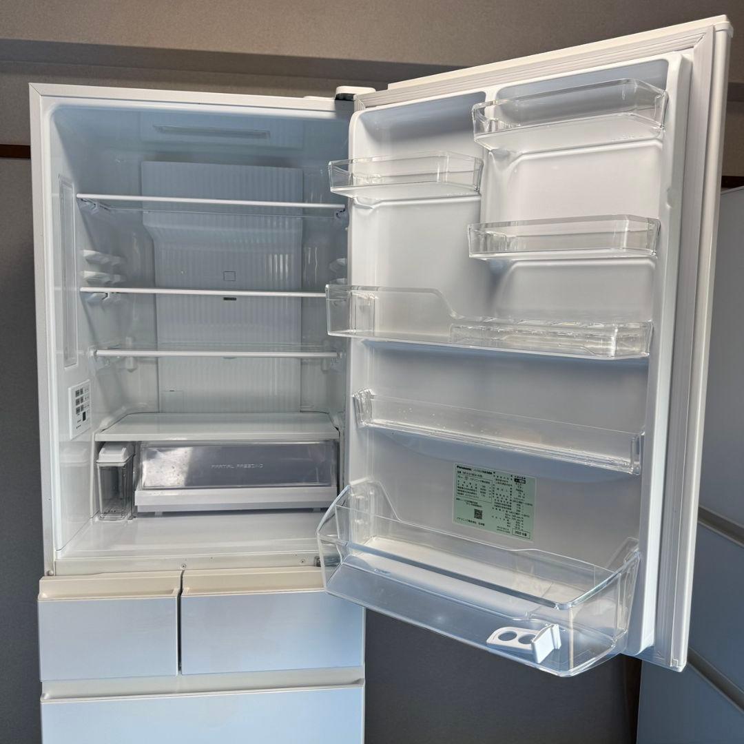 Panasonic 5ドア 冷蔵庫 NR-E419EX 家電 大型 A04