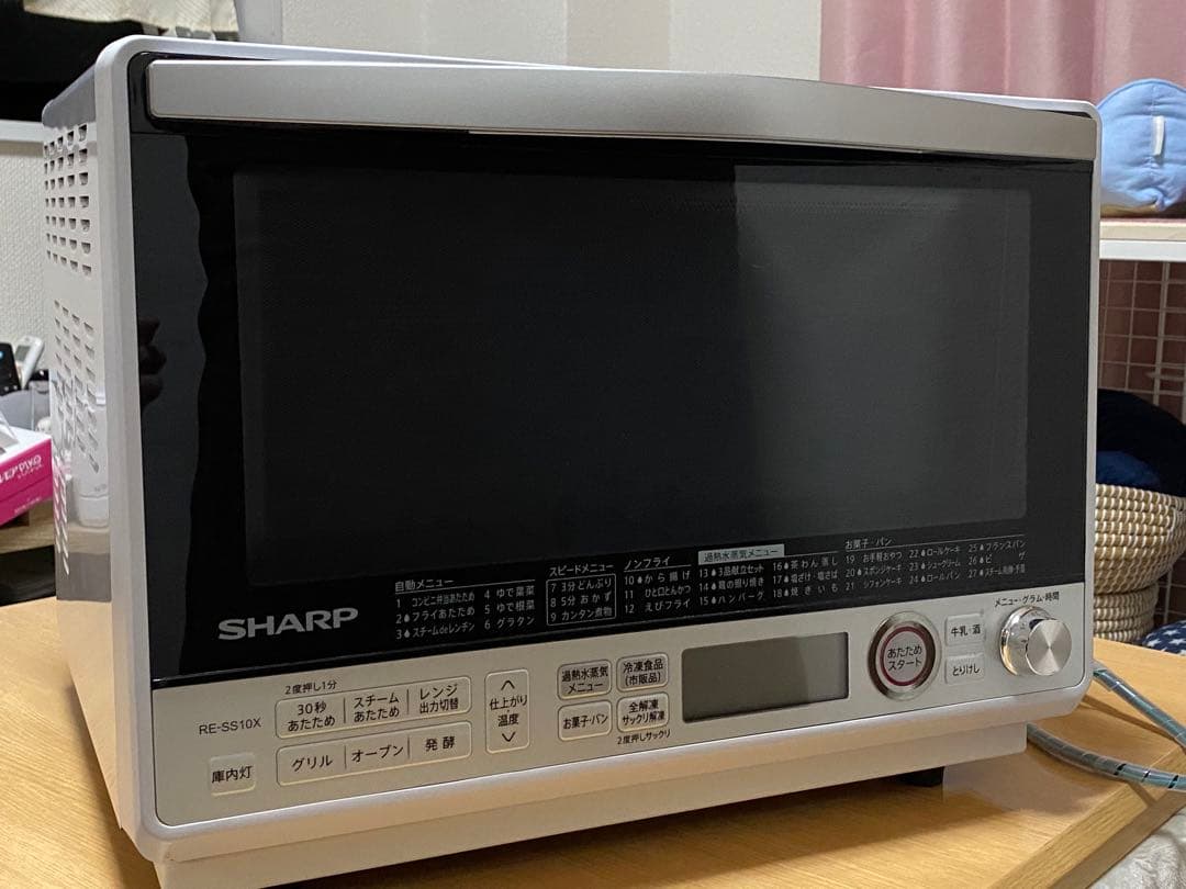 【ジャンク品】SHARP RE-SS10X-W 電子レンジ 600W