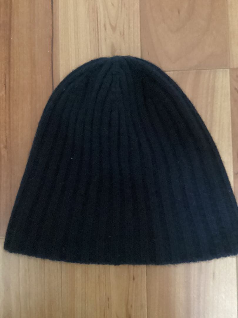 ロンハーマン　カシミヤ100% ニット帽　ビーニー　黒　ユニセックス