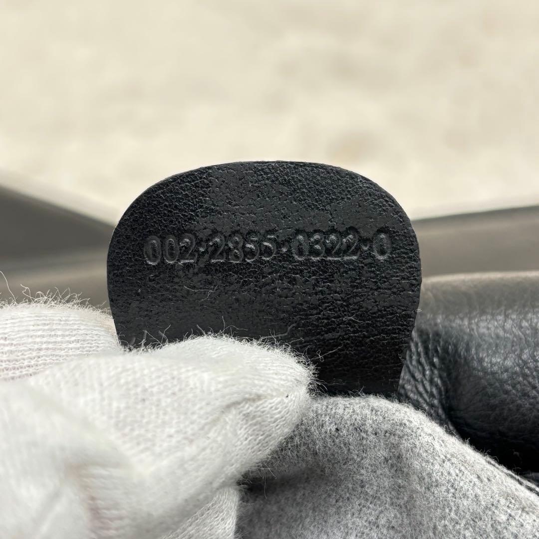 ✨美品✨GUCCI ハンドバック レザー 黒 ビジネスバック バンブー