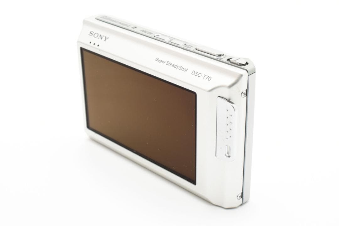 極美品 SONY Cyber−Shot T70 シルバー 付属品完備 動作確認済