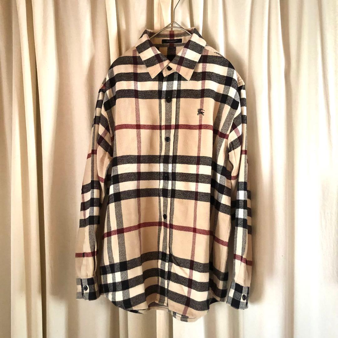 BURBERRY ノバチェック　長袖ネルシャツ　入手困難　即完売モデル