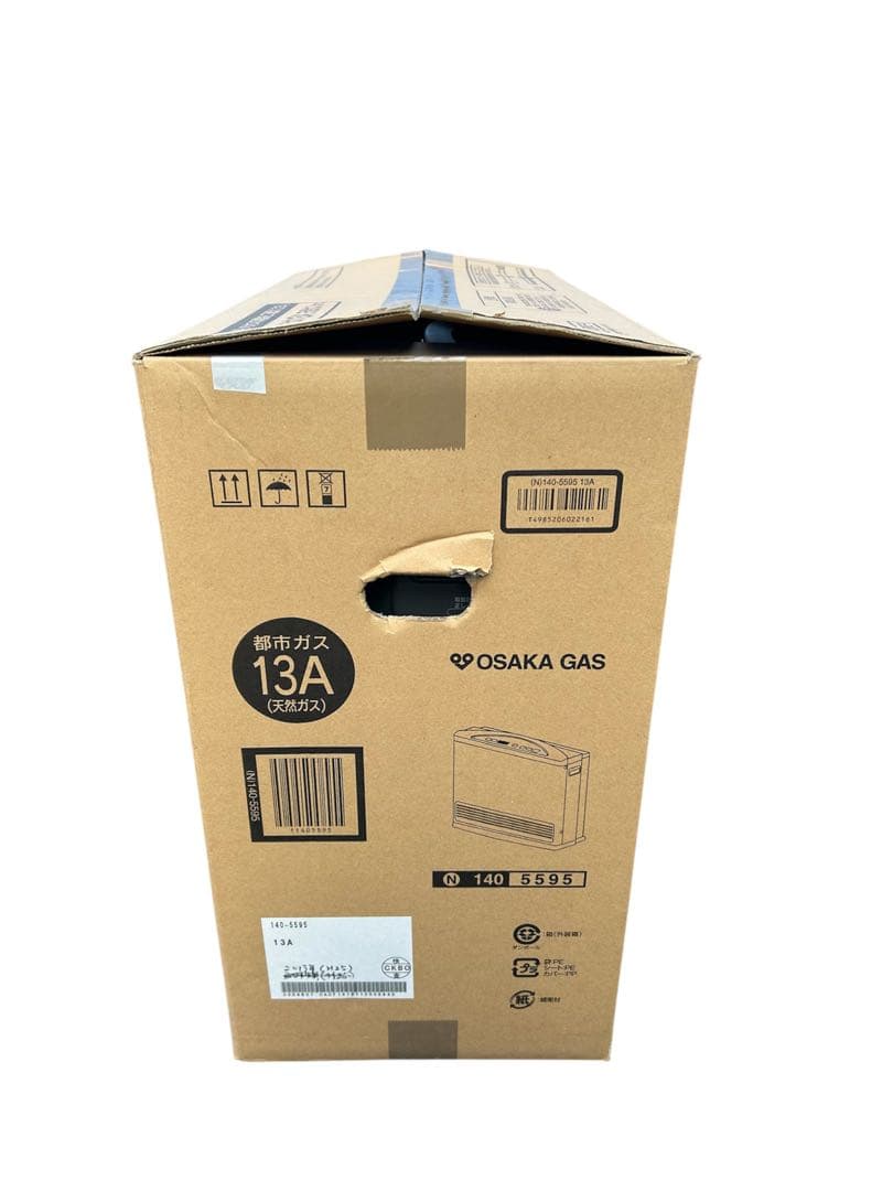 ノーリツ ガスファンヒーター ホワイトGFH-5801S 都市ガス 13A