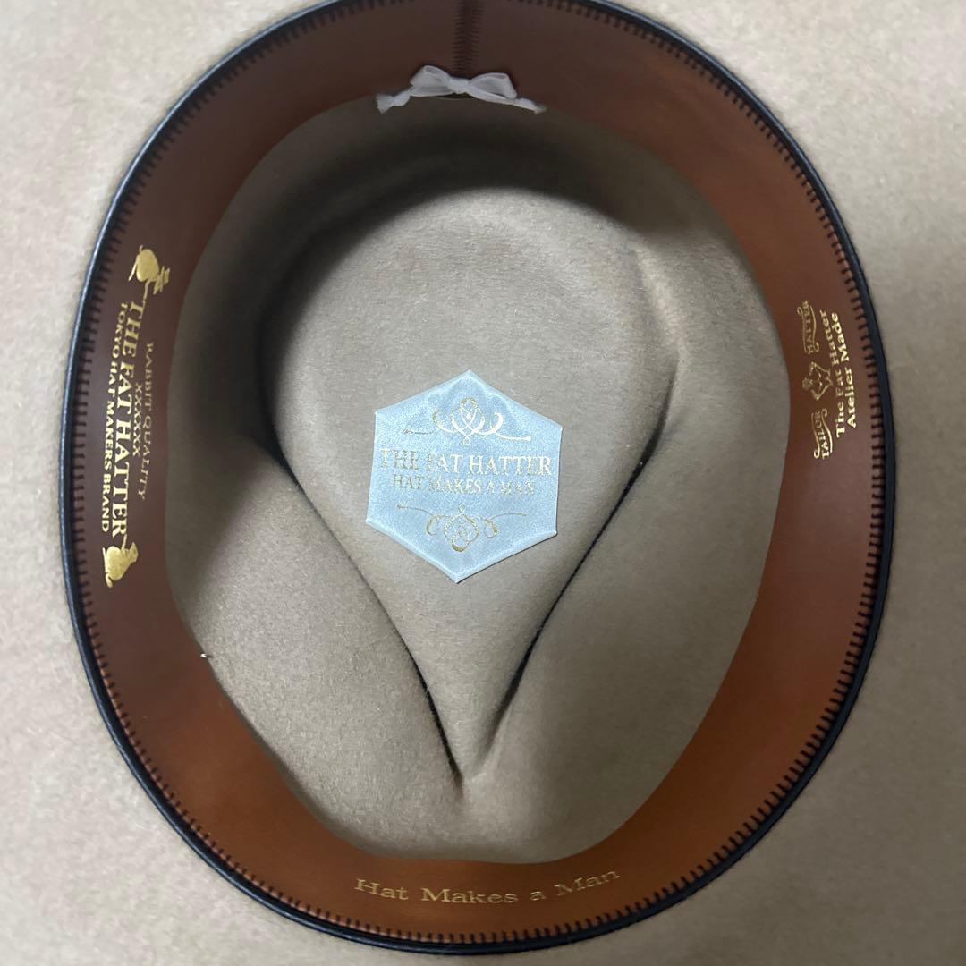 THE FAT HATTER サンドベージュ　オーダーハット