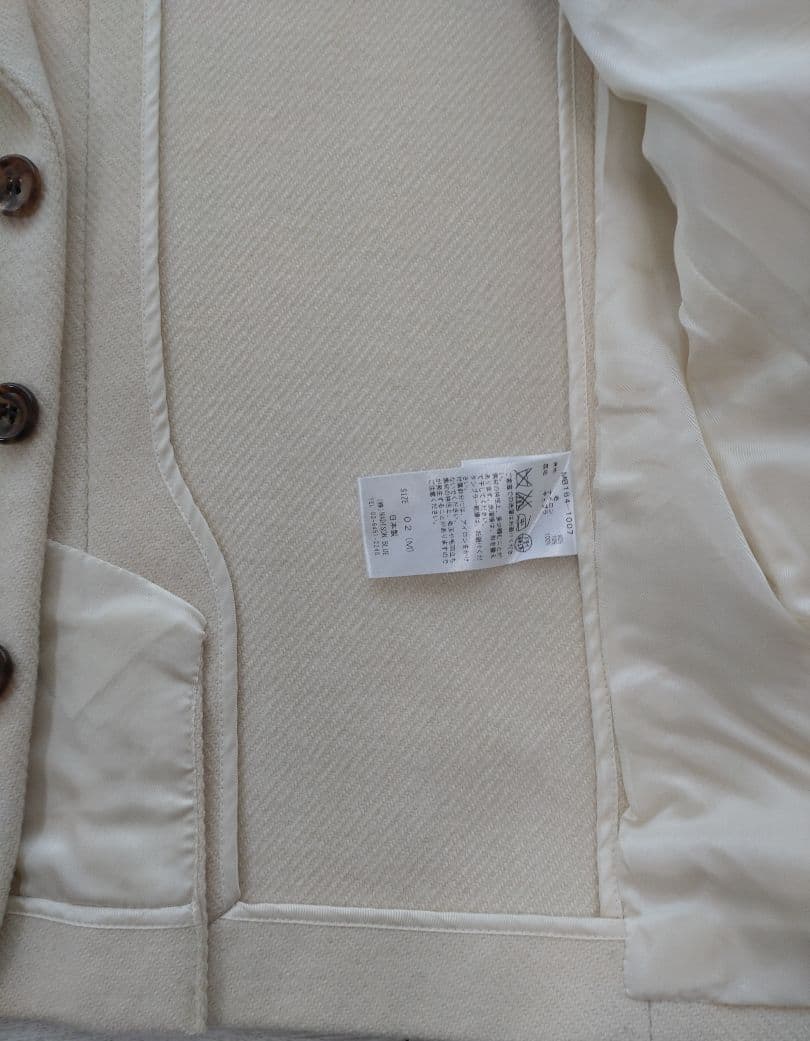 madisonblue マディソンブルー　ホワイト　コンパクトジャケット