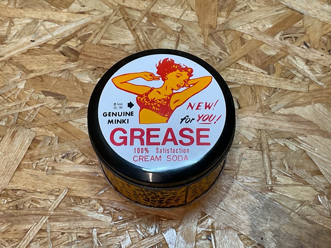 希少 CREAM SODA 当時物 グリース缶 パメード 中身入り