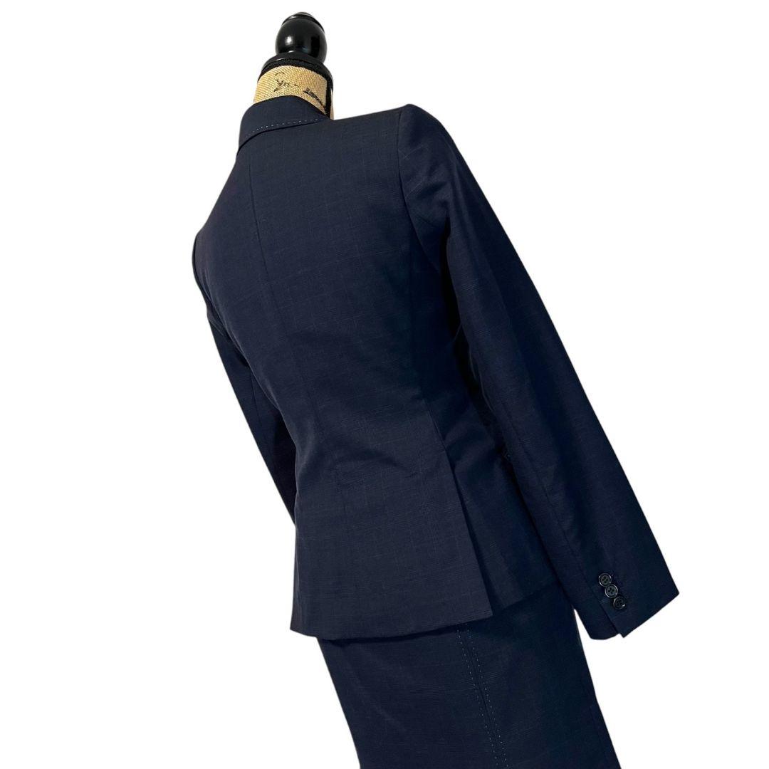 【美品】【L】Paul Smith ボタン チェック柄 スカートスーツ