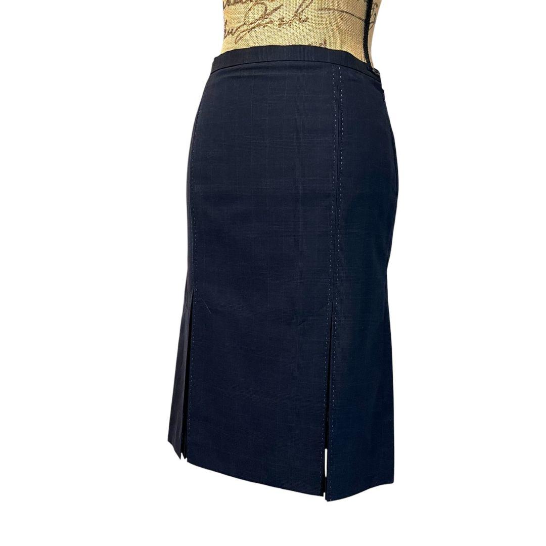 【美品】【L】Paul Smith ボタン チェック柄 スカートスーツ