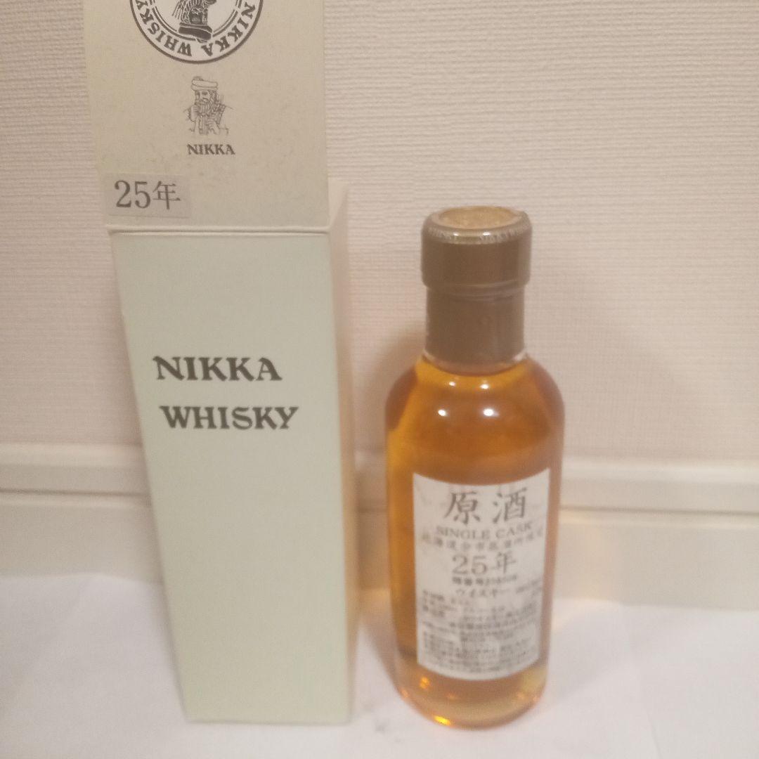 NIKKA WHISKY　原酒 25年 シングルカスクウイスキー 180ml