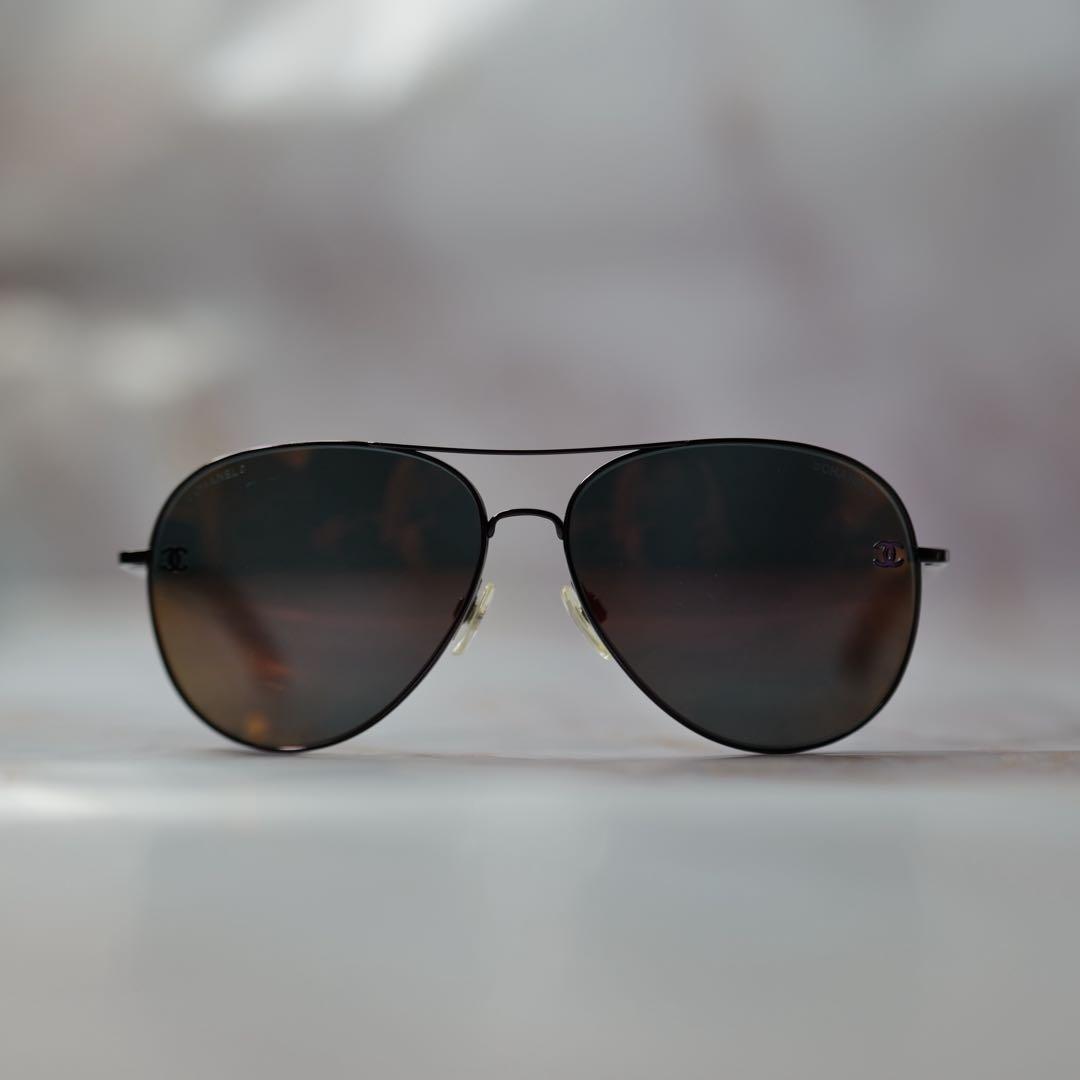 CHANEL シャネル ティアドロップ Y2K モード サングラス ケース付き