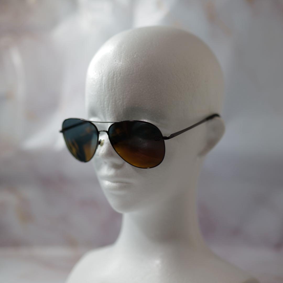 CHANEL シャネル ティアドロップ Y2K モード サングラス ケース付き